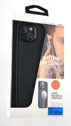 Чохол Luxo Free Air CarBon with MagSafe iPhone 14 PLUS Black