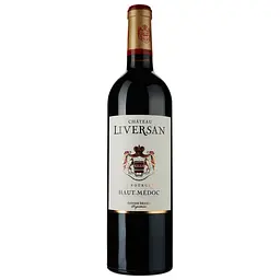 Вино Chateau Liversan Haut Medoc 2017 червоне сухе 0.75 л