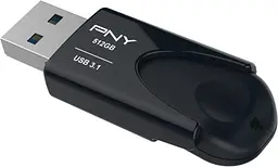 Флеш накопичувач PNY 512 GB Attache 4 USB 3.1 (FD512ATT431KK-EF) - мініатюра 2