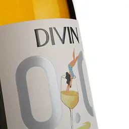 Вино безалкогольне Divin Sauvignon Blanc біле напівсухе 0.75 л - мініатюра 3