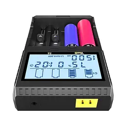 Інтелектуальний зарядний пристрій для акумуляторів Yonii D4 Plus LCD (4 канали) - мініатюра 2