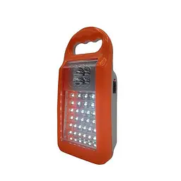 Ліхтар переносний HG DUE HG-400B, 35Led+4Led, 2 режими, вбудований аккум, корпус пластмас, кабель 220В, Mix color, Box