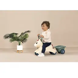 Дитяча каталка Smoby Little Поні з причепом 54х27х40 см (140502) - мініатюра 4
