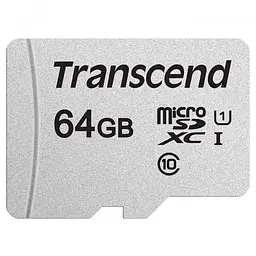 Карта пам'яті Transcend MicroSDXC 64GB UHS-I Class 10 300S + SD-adapter (TS64GUSD300S-A) - мініатюра 2