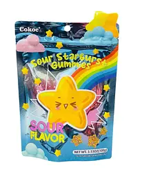 Жувальні цукерки Cokoc Sour Starburst Gummies 100г