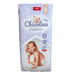Підгузки Chicolino Classico 6 (16+ кг), 38 шт