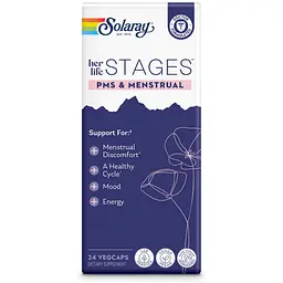 Добавка Solaray Womens Health Menstruation 24 капсул - мініатюра 2