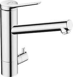 Змішувач Hansgrohe Zesis M33 200 1jet кухонний з запірним клапаном 74808000 Chrome