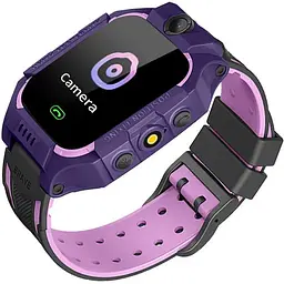 Дитячий смарт-годинник Smart Baby Watch Q19 Purple (16508-hbr) - мініатюра 6