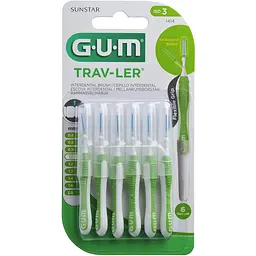 Щетка для межзубных промежутков GUM TravLer 1.1 мм 6 шт.