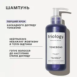 Шампунь для корекції тону волосся Triology. Tonebond 250 мл - мініатюра 3