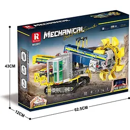 Конструктор Reobrix Mechanical Роторний екскаватор з пультом (22017) [161081] - мініатюра 3