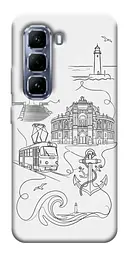 TPU чохол Demsky Odesa spirit для Infinix Hot 50 Pro
