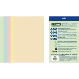 Набір паперу Buromax Euromax Pastel 50 аркушів 5 кольорів (BM.2721250E-99) - мініатюра 2