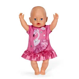 Одяг для ляльки Baby Born – сукня з фламінго (43 см) - мініатюра 2