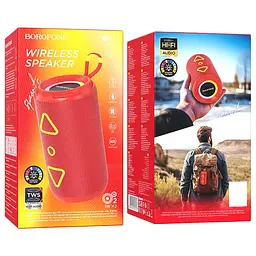 Bluetooth Колонка Borofone BR37 Noble sports Red - мініатюра 3