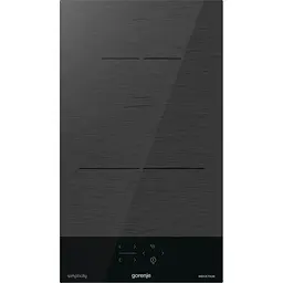Варильна поверхня індукційна Gorenje 30 см Доміно PowerBoost поєднання конфорок чорний