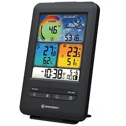 Метеостанція Bresser WIFI Colour 4-in-1 UV_Light Sensor Black (7002534) - мініатюра 2