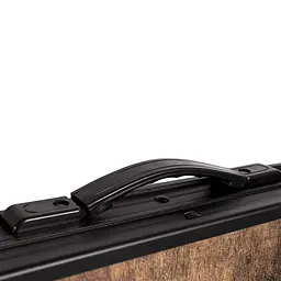 Стіл Bo-Camp Woodbine Oval 150x80 cm Black/Wood look (1404230) - мініатюра 6