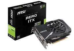 Відеокарта GeForce GTX 1060 3GB MSI Aero ITX OC (GTX 1060 AERO ITX 3G OC) Б/В