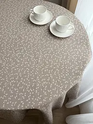 Скатертина столова Ecotton DUCK 170х220 см водовідштовхувальна кремовий (V 10/ Khave) (25007) - мініатюра 6