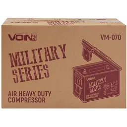 Компресор автомобільний Voin Military series 150 psi 25 A (VM-070) - мініатюра 5