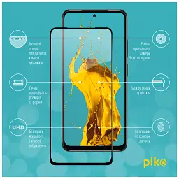 Скло захисне Piko Full Glue Xiaomi Redmi Note 11 Pro Black (1283126522697) - мініатюра 3