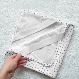 Наматрацник непромокаючий Cosas GreyBlots 70х120 см сірий (WaterSheet_GreyBlots_120) - мініатюра 4