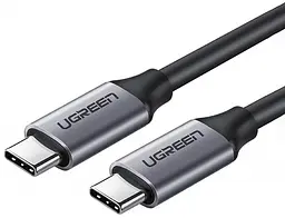 Кабель Ugreen USB 3.1Type C Male toType C Male Cable Nickel Plating Alum. Shell 1.5 м(сірий) (50751) - мініатюра 1