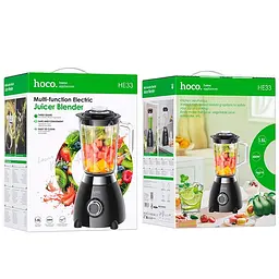 Блендер Hoco electric retro juicer blender HE33 |500W, 1.5L| - мініатюра 2
