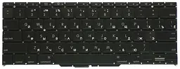 Клавіатура для ноутбука Apple MacBook Air 2010+ A1370 (2010, 2011), A1465 (2012, 2013, 2014, 2015) Black, (No Frame), RU (горизонтальний ентер)