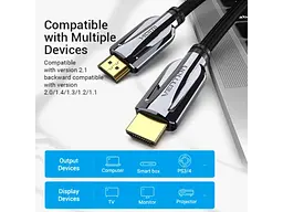 Кабель Vention HDMI to HDMI v2.1 2m Black (AALBH) - мініатюра 8