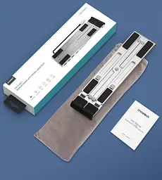 Підставка для ноутбука Choetech HUBM43SL + док станция USB-C 7in1 - мініатюра 10