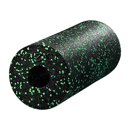 Масажний ролик 4FIZJO EPP PRO+ 33 x 14 см (валик, ролер) гладкий 4FJ1424 Black/Green (P-5907222931424)