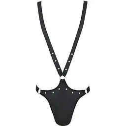 Чоловічий боді Passion 028 Body Harry black L/XL - мініатюра 3