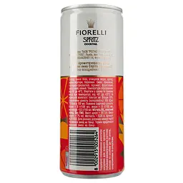 Напій винний Fiorelli Spritz, помаранчевий, солодкий, з/б, 8%, 0,25 л (ALR16023) - мініатюра 2
