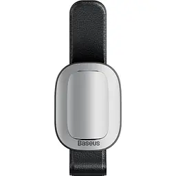 Автотримач для окулярів Baseus Platinum Vehicle Eyewear Clip Clamping Type Silver (ACYJN-B0S) - мініатюра 2