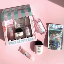 Подарунковий набір Mr.Scrubber Girls Beauty Box: Спрей для тіла 60 мл + Бальзам для губ 10 мл + Пудра для ванни 50 г + Крем для рук 30 мл - мініатюра 2