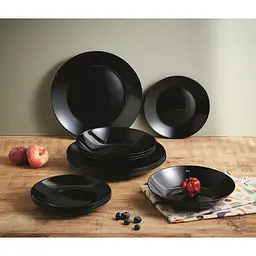 Столовий сервіз Arcopal Zelie Black, 19 шт., чорний (Q8506) - мініатюра 4