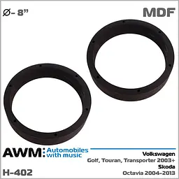 Проставки під динаміки AWM H-402 Skoda Octavia, Volkswagen Golf, Touran, Transporter - мініатюра 5