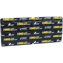 Післятренувальний комплекс Olimp Sport Nutrition HMB 1250 Mega Caps, 30 капсул