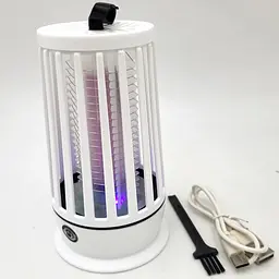 Лампа для комарів акумуляторна 5W від USB 2в1 LED світильник нічник і Електрична пастка знищувач комах 13см UKC Mosquito Killer Lamp LY-851 - мініатюра 1
