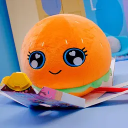 Ігровий набір серії "Little Foodies" W2 - Бургер Biggies BIG002-BU надувна іграшка, насос 22 см - мініатюра 6
