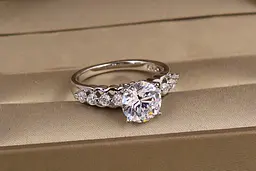 Кільце Xuping Jewelry Мелодія кохання р 18 сріблясте - мініатюра 3