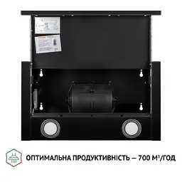Витяжка телескопічна PERFELLI TL 5212 BL 700 LED - мініатюра 8