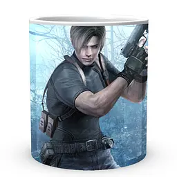 Кухоль GeekLand Resident Evil Оселя Зла Леон RE 002.06 330 мл білий - мініатюра 2