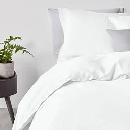 Комплект постільної білизни Cosas євро без простирадла SNOW 200 x 220 см (Ranfors_White_200_2) - мініатюра 2