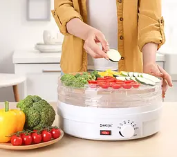 Сушарка для овочів, фруктів, грибів Maltec DryMaster 500W, 6 ярусів - мініатюра 3