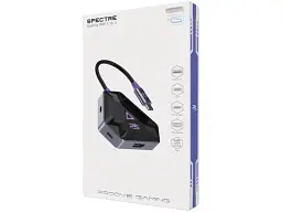 Мультипортовий адаптер Proove Gaming Spectre Dark gray (HBPG10221205) - мініатюра 3