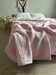Покривало Zeintex Heaven муслінове бавовняне кольору баблгам 240х260 см - мініатюра 3